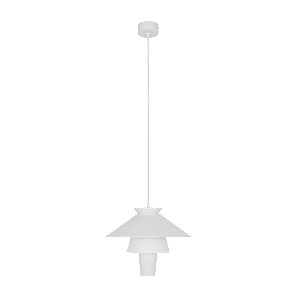 Suspension en papier murano blanche 40 cm Ruche - Market set - The Cool Republic