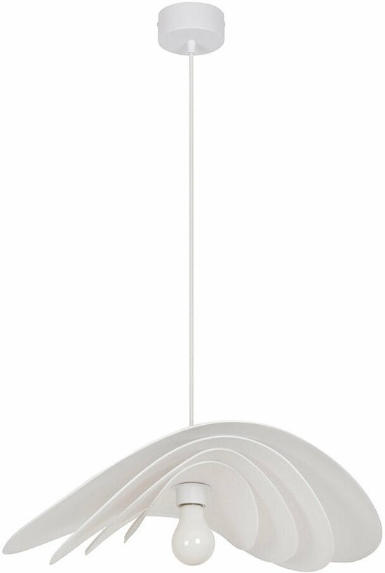 Suspension en papier murano blanche 56 cm Selenitis - Market set - The Cool Republic