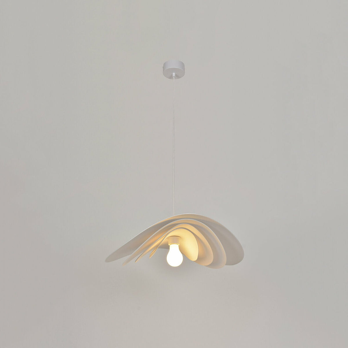 Paper hanging Murano White Market Set Selenitis D56Cm. - Market Set - The Cool Republic