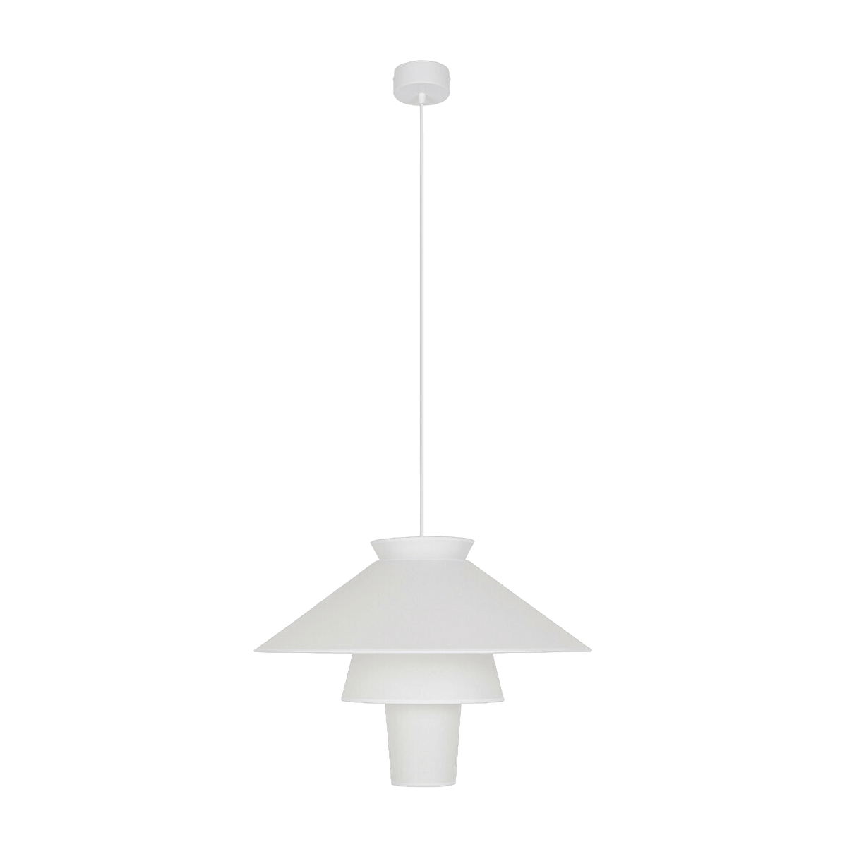 Suspension en papier murano blanche 58 cm Ruche - Market set - The Cool Republic