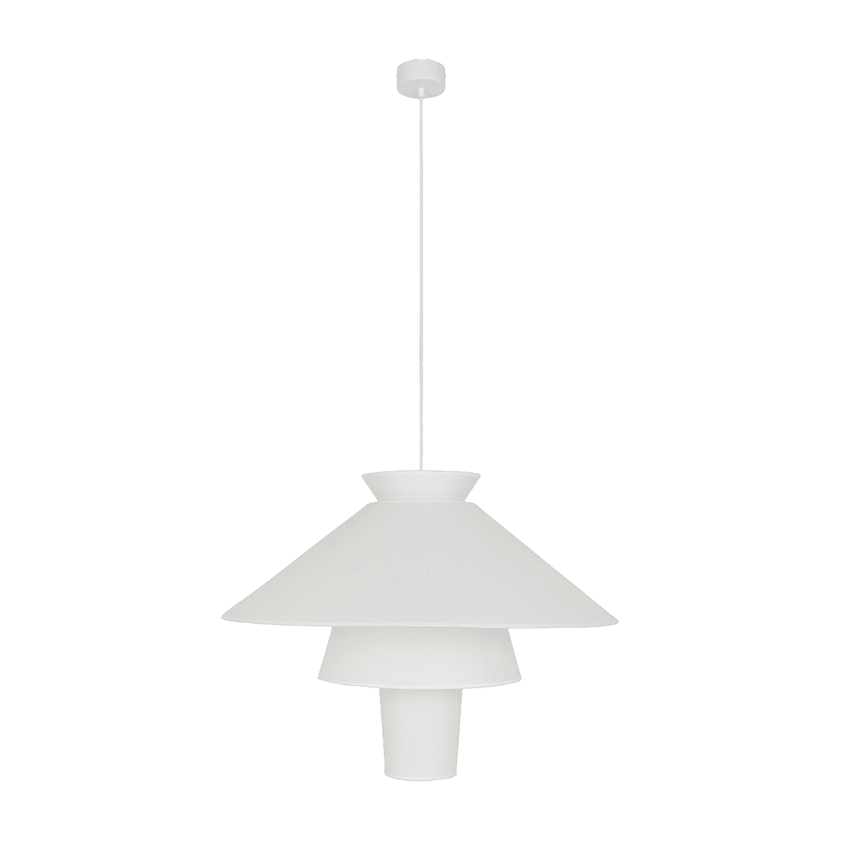Suspension en papier murano blanche 78 cm Ruche - Market set - The Cool Republic
