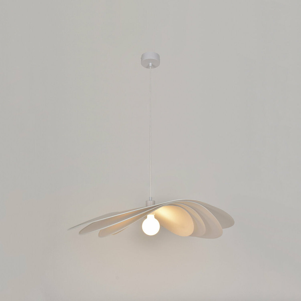 Paper hanging Murano White Market Set Selenitis D78Cm. - Market Set - The Cool Republic