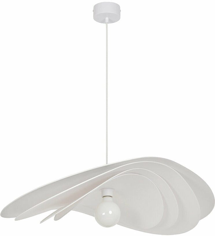 Suspension en papier murano blanche 78 cm Selenitis - Market set - The Cool Republic