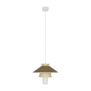 Suspension en papier murano et céramique ocre 40 cm Ruche - Market set - The Cool Republic