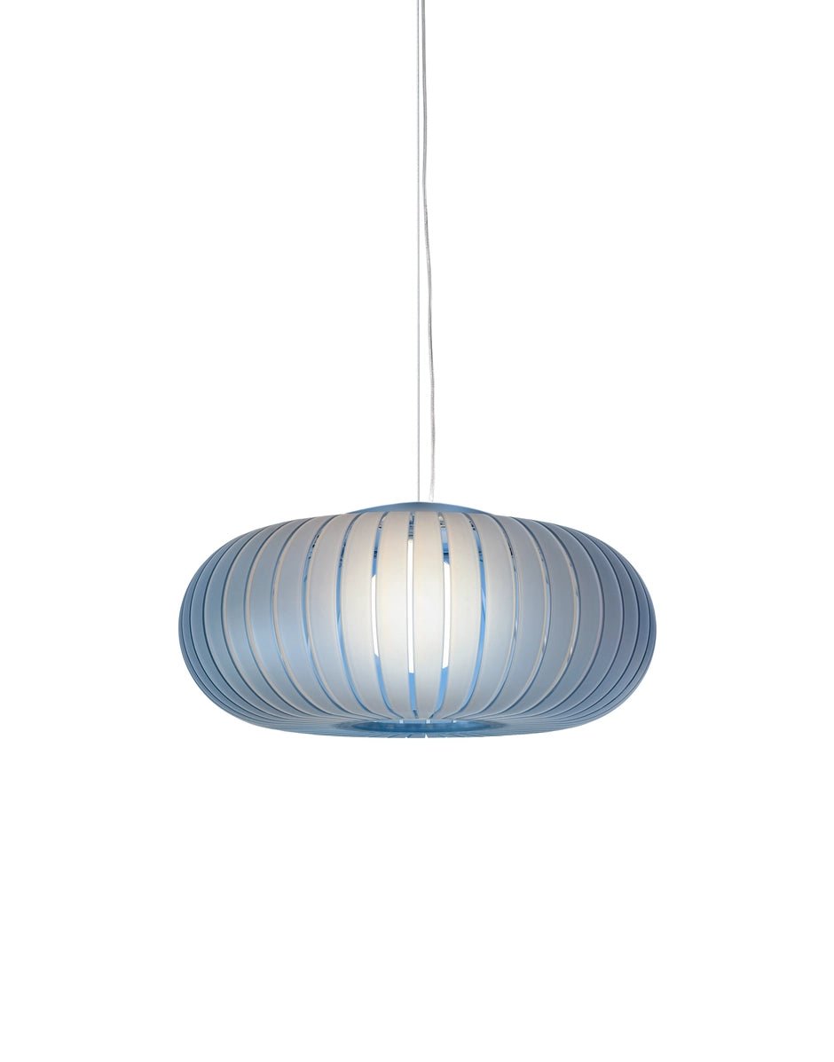 Suspension en plastique recyclé bleu givrée 50cm Teresa Frozen - Kartell - The Cool Republic