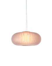 Suspension en plastique recyclé rose givrée 50cm Teresa Frozen - Kartell - The Cool Republic
