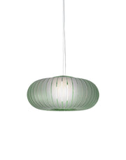 Suspension en plastique recyclé vert givrée 50cm Teresa Frozen - Kartell - The Cool Republic