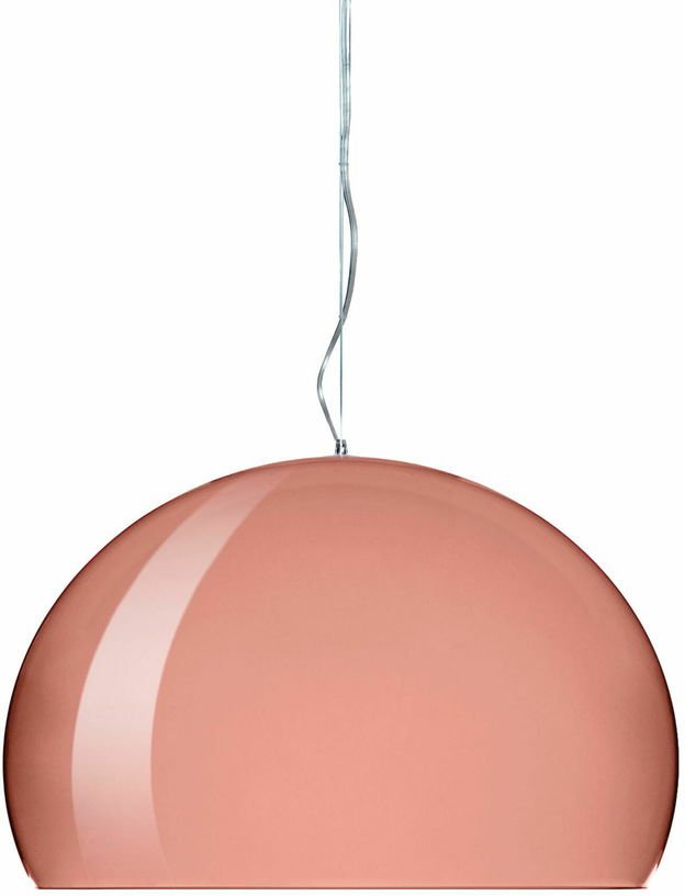 Suspension en plexiglas bordeaux 52 cm FL/Y - Kartell - The Cool Republic