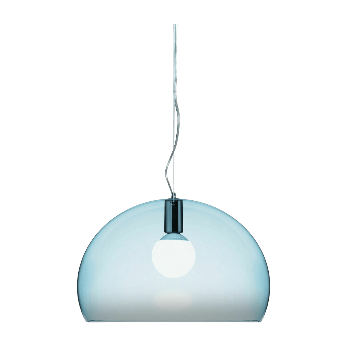 Suspension lamp in plexiglass petrol FL/Y - Kartell - The Cool Republic