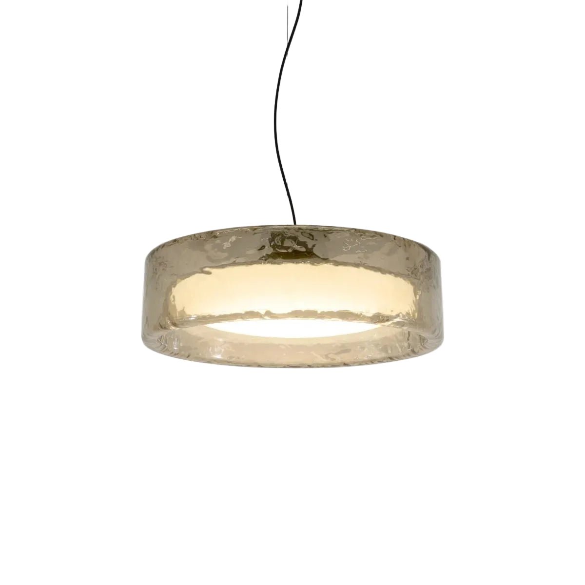 Suspension en polycarbonate fumé 70x21cm Ringo 70 - Marset - The Cool Republic