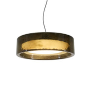 Suspension en polycarbonate fumé foncé 70x21cm Ringo 70 - Marset - The Cool Republic