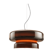 Orange polycarbonate LED suspension Bohemia - Marset - The Cool Republic
