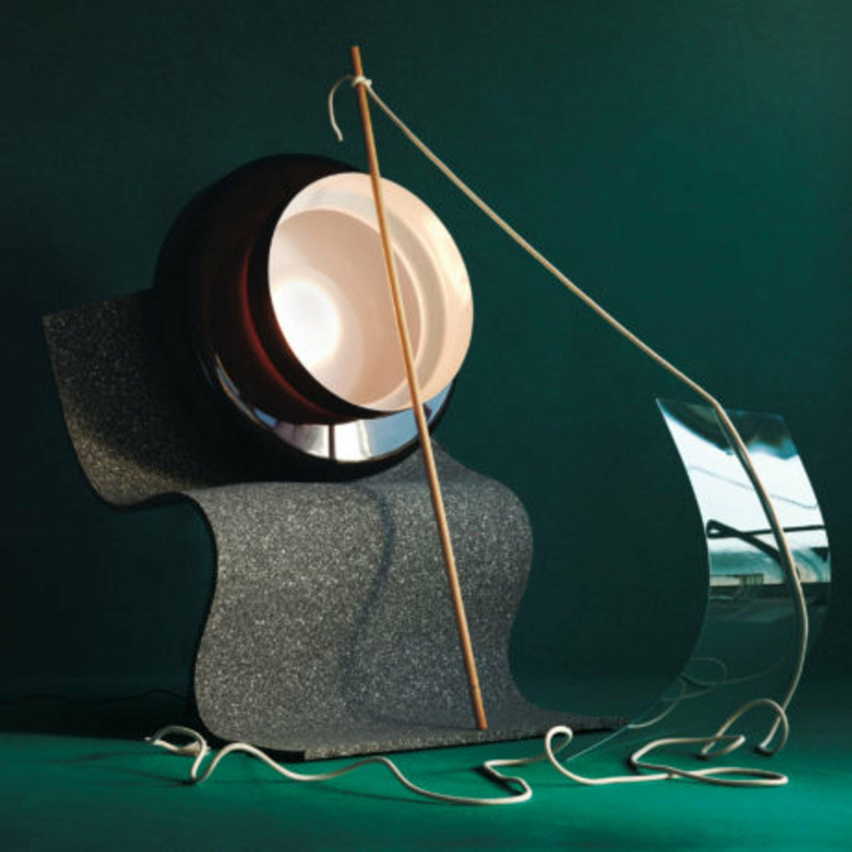 Suspension en polycarbonate teinté vert Bohemia 84 LED - Marset - The Cool Republic