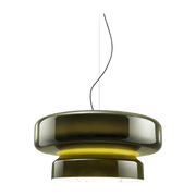 Suspension en polycarbonate teinté vert Bohemia 84 LED - Marset - The Cool Republic
