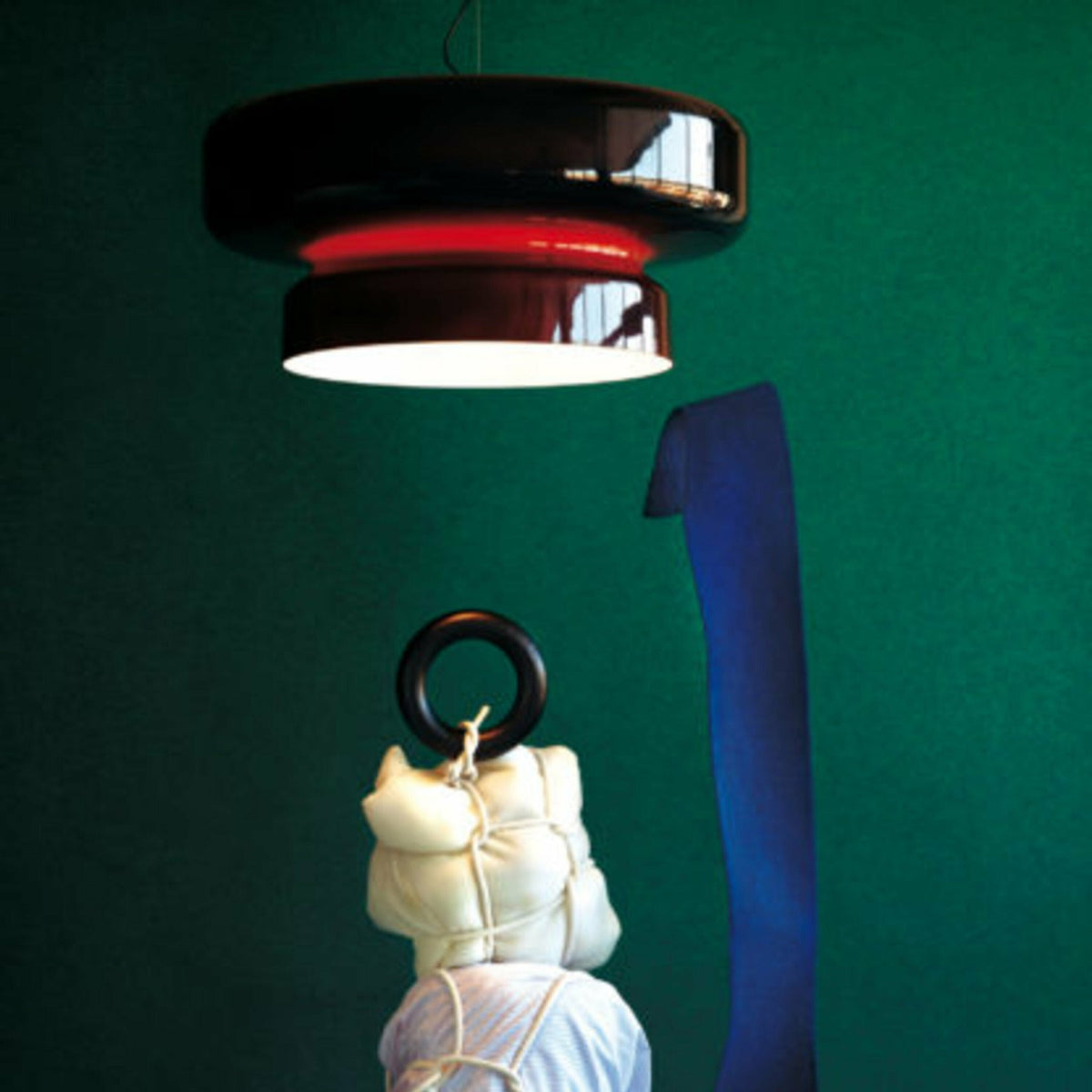 Suspension en polycarbonate teinté violet Bohemia 84 LED - Marset - The Cool Republic