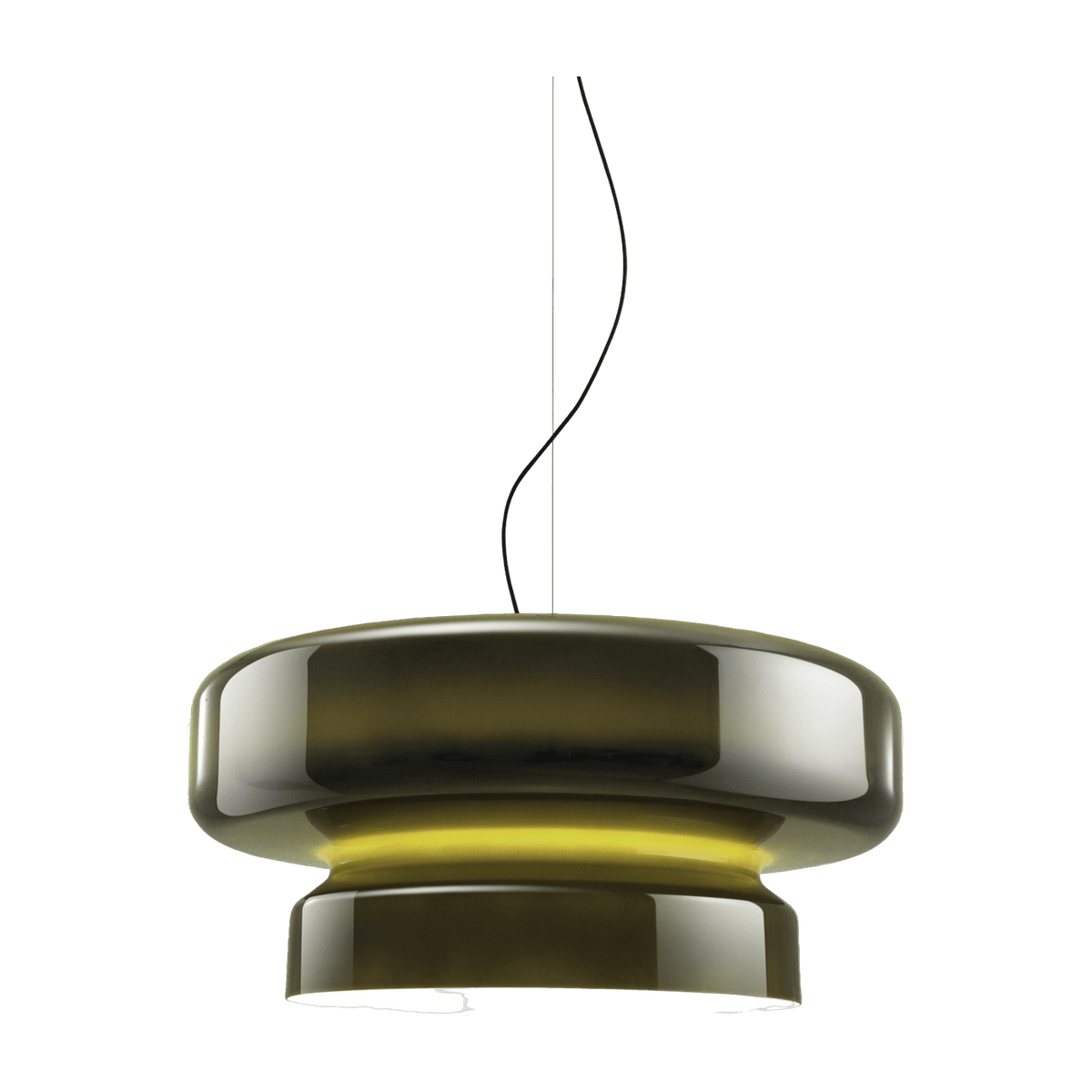 Green polycarbonate suspension LED Bohemia - Marset - The Cool Republic
