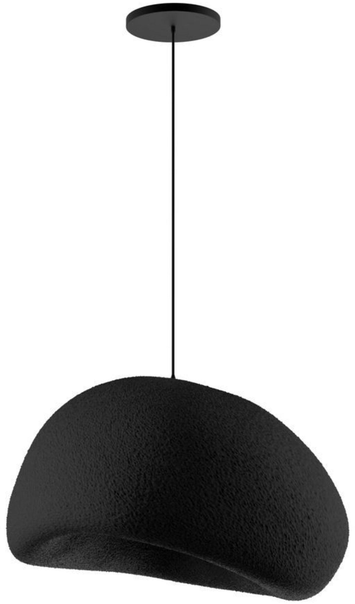 Suspension en polymère noir 50x45x120cm Wabi Sabi Soluna - Home Design