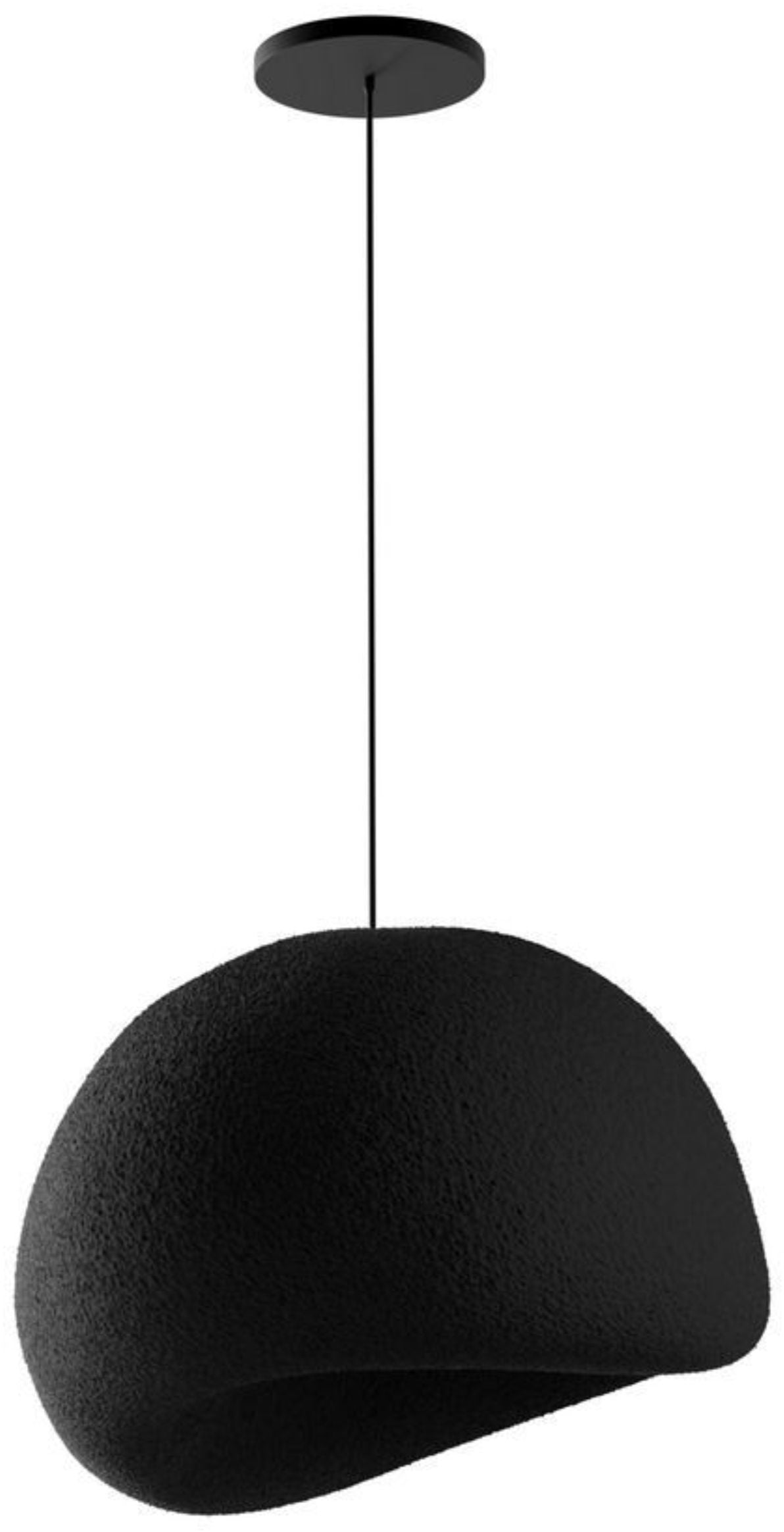 Suspension en polymère noir 50x45x120cm Wabi Sabi Soluna - Home Design