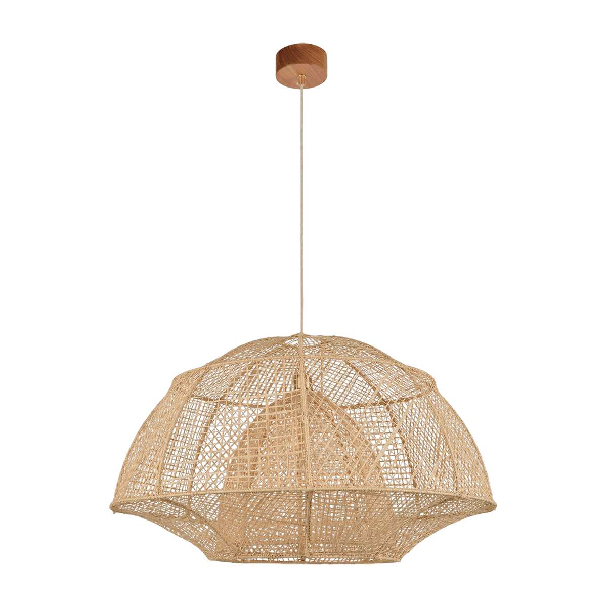 Suspension en raphia naturel 78 cm Odyssée - Market set - The Cool Republic