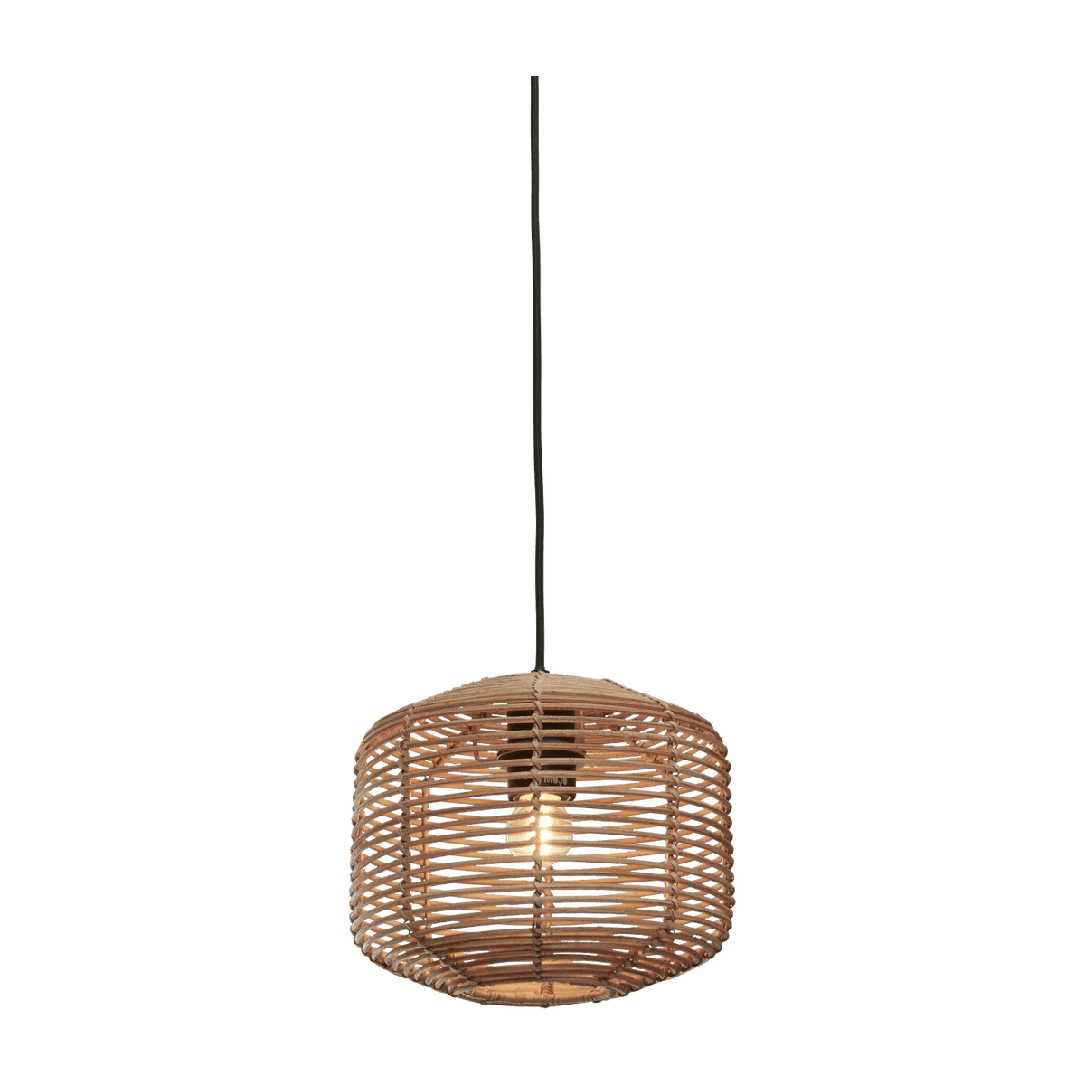 Suspension en rotin naturel 25x20 cm Tanami - Good & Mojo - The Cool Republic