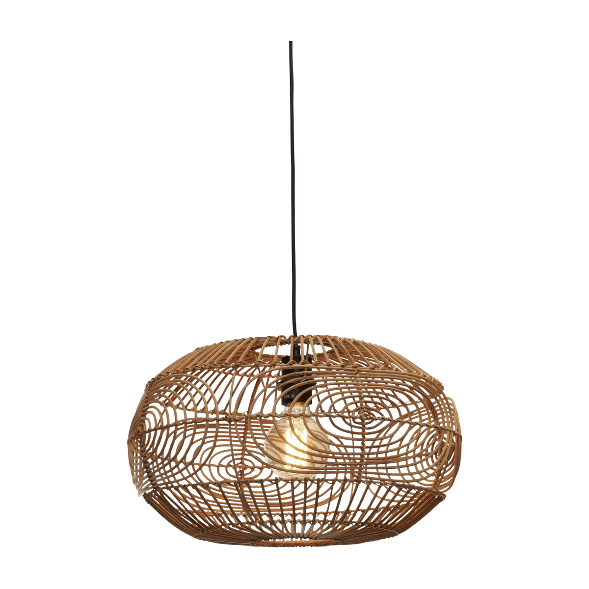 Suspension en rotin naturel 48x30 cm Madeira - Good & Mojo - The Cool Republic