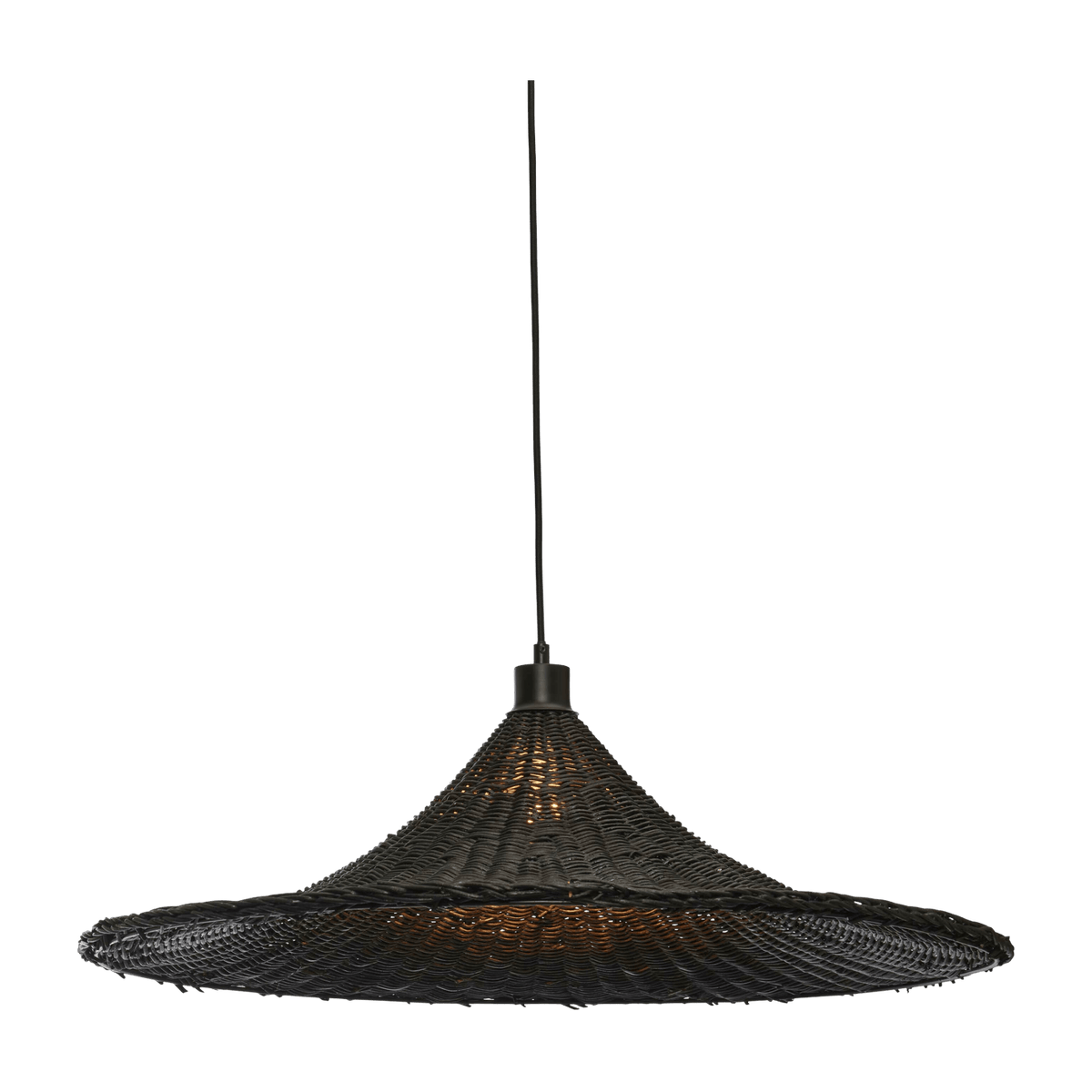Suspension en rotin noir 70x20 cm Borabora - Good & Mojo - The Cool Republic