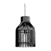 Suspension en rotin noir Firefly - Vincent Sheppard - The Cool Republic