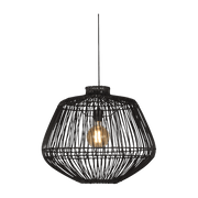 Suspension en rotin noir Madagascar - Good & Mojo - The Cool Republic