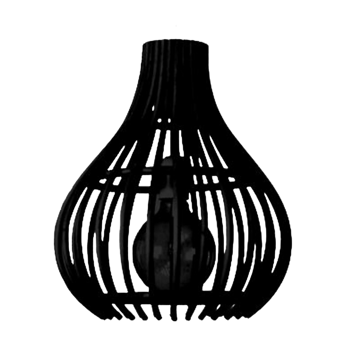 Suspension en rotin noir Mini Bulb - Vincent Sheppard - The Cool Republic
