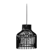 Suspension en rotin noir Mini Firefly - Vincent Sheppard - The Cool Republic