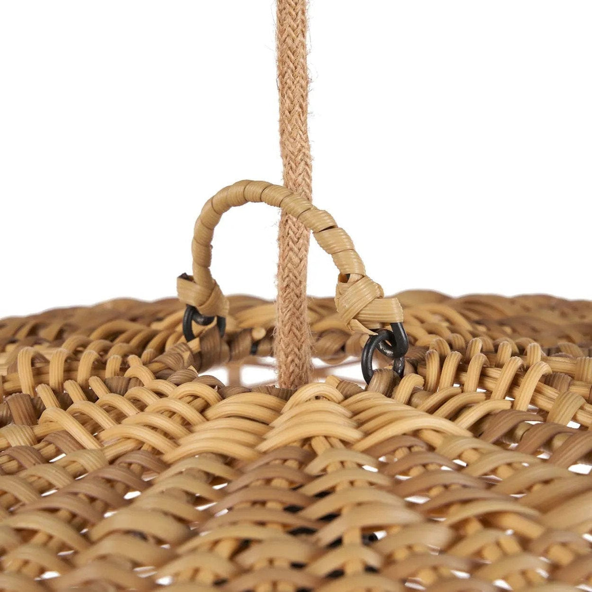 Suspension en rotin tressé beige 60cm Cloche - Bazar Bizar — vue 6