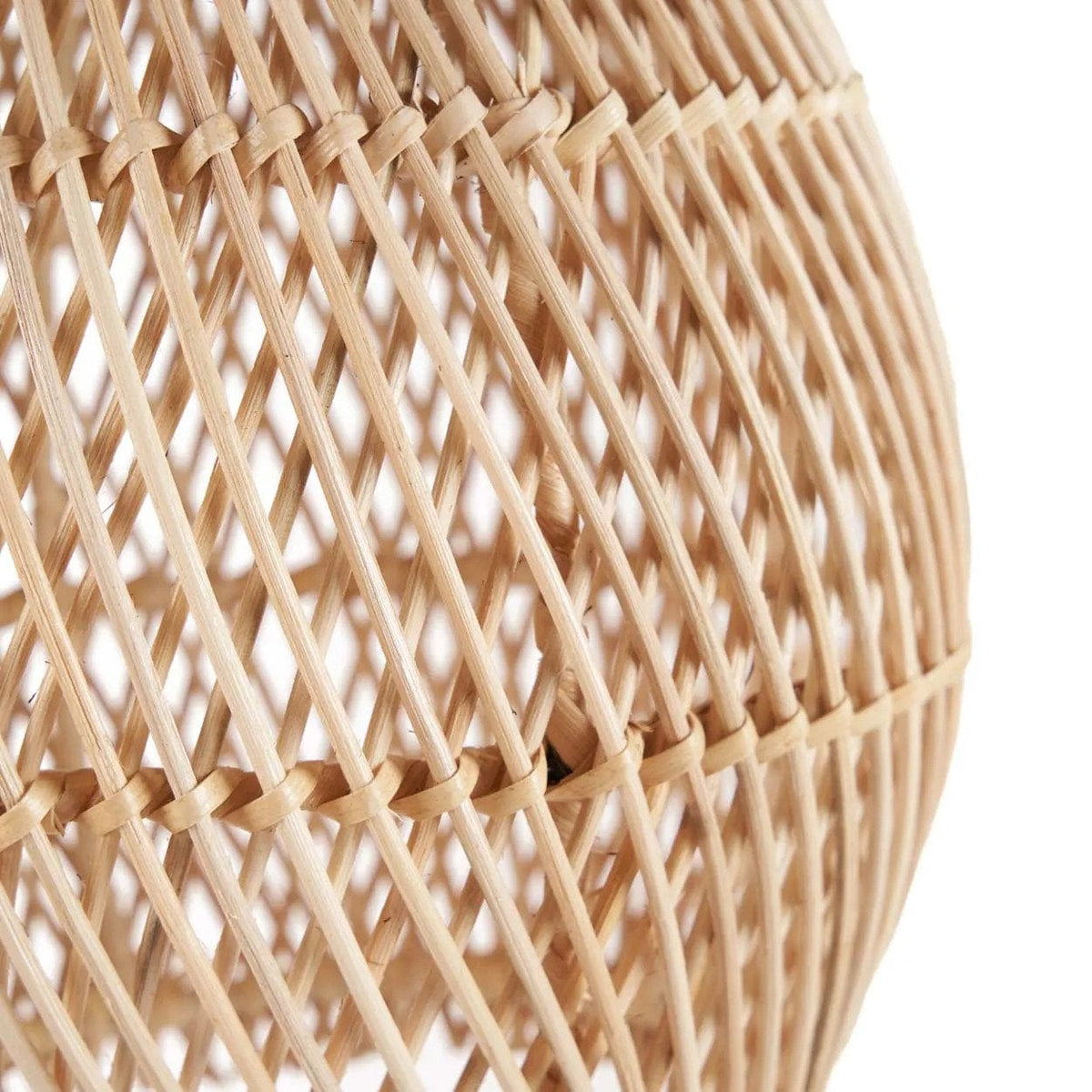 Suspension en rotin tressé naturel beige 20cm Piccolo - Bazar Bizar — vue 2