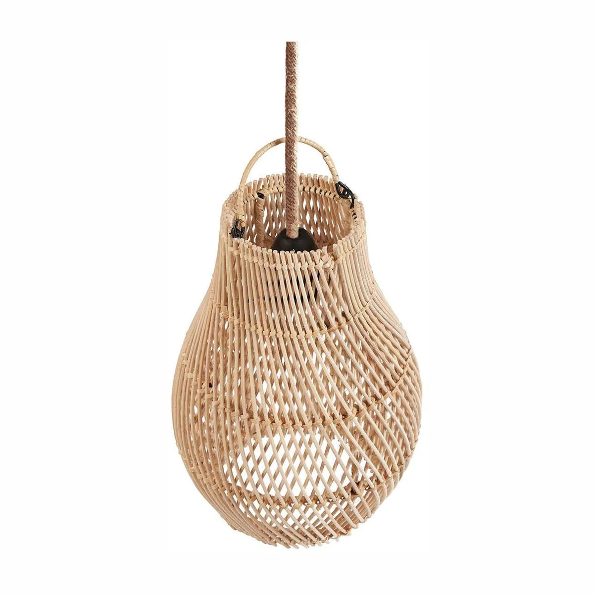 Suspension en rotin tressé naturel beige 20cm Piccolo - Bazar Bizar — vue 3