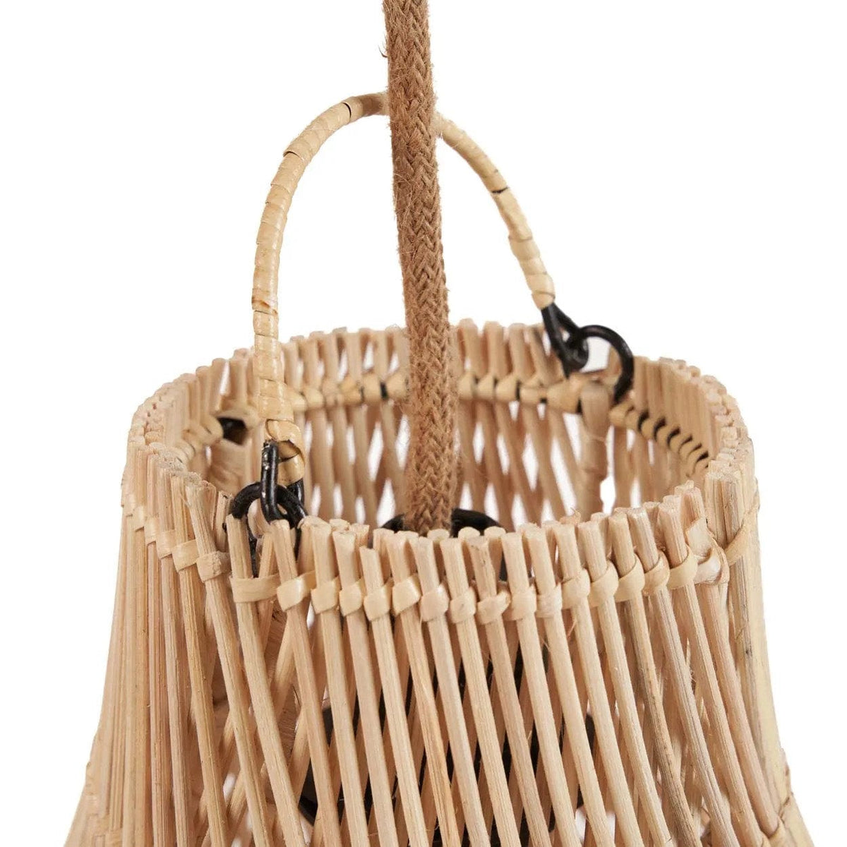 Suspension en rotin tressé naturel beige 20cm Piccolo - Bazar Bizar — vue 4