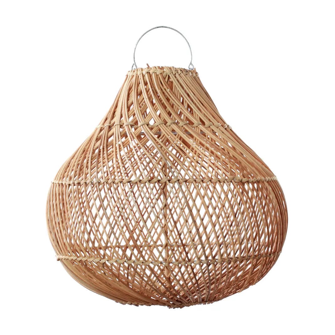Suspension en rotin tressé naturel beige 50cm Bottle - Bazar Bizar — vue 6