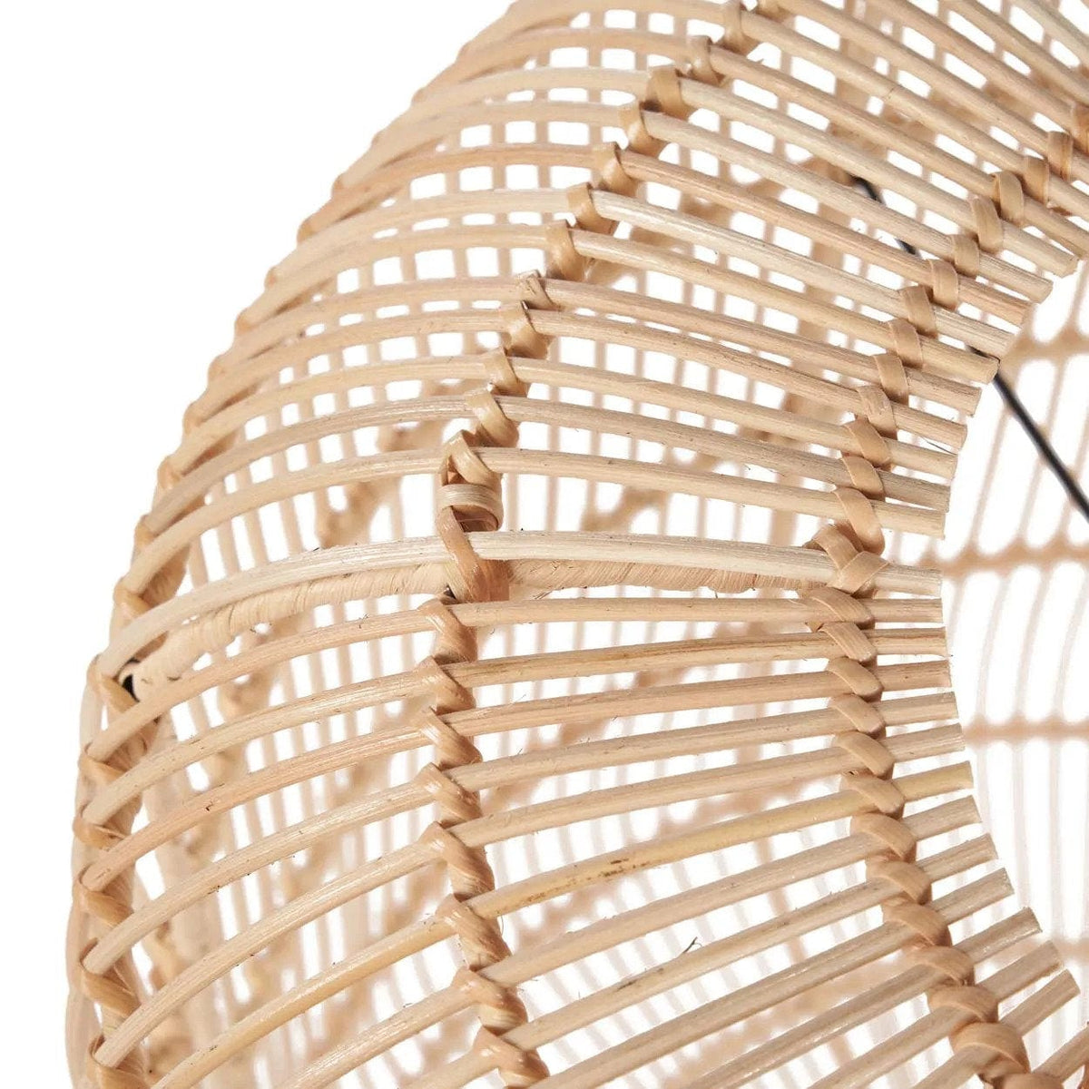 Suspension en rotin tressé naturel beige 50cm Bozelo - Bazar Bizar — vue 4