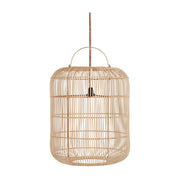 Suspension en rotin tressé naturel beige 50cm Bozelo - Bazar Bizar