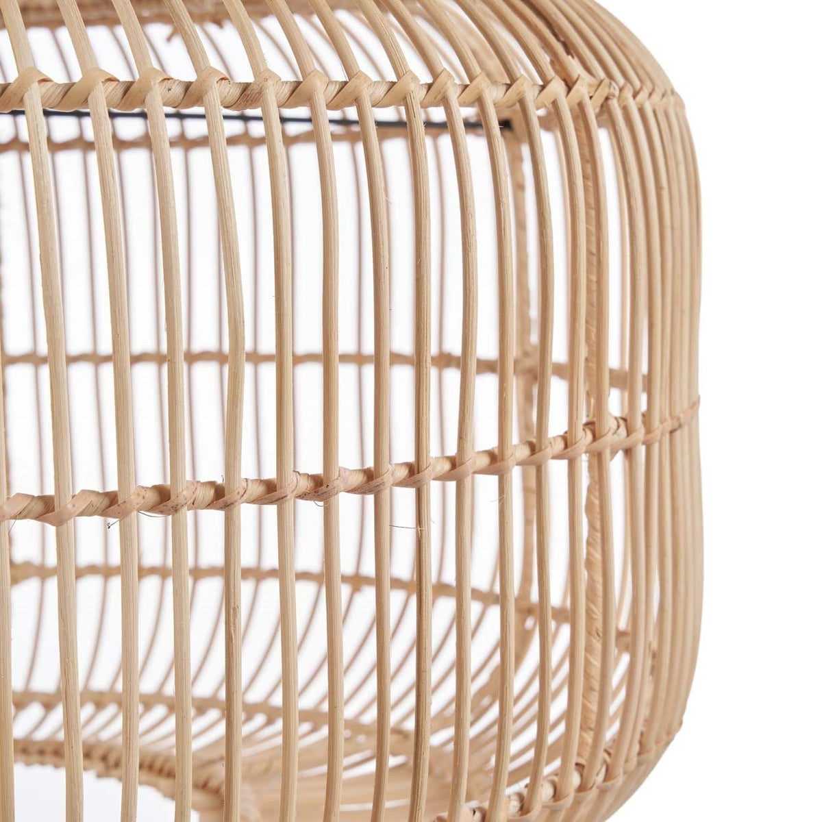 Suspension en rotin tressé naturel beige 55cm Arun Pendant - Natural - L - Bazar Bizar — vue 3