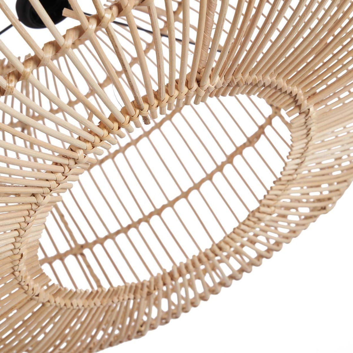 Suspension en rotin tressé naturel beige 55cm Arun Pendant - Natural - L - Bazar Bizar — vue 5