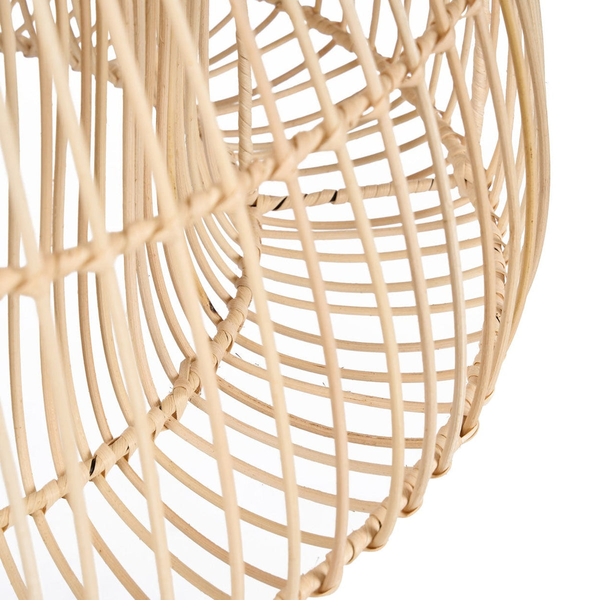 Suspension en rotin tressé naturel beige 57cm Matcha Whisk - Bazar Bizar — vue 8