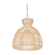 Suspension en rotin tressé naturel beige 57cm Matcha Whisk - Bazar Bizar