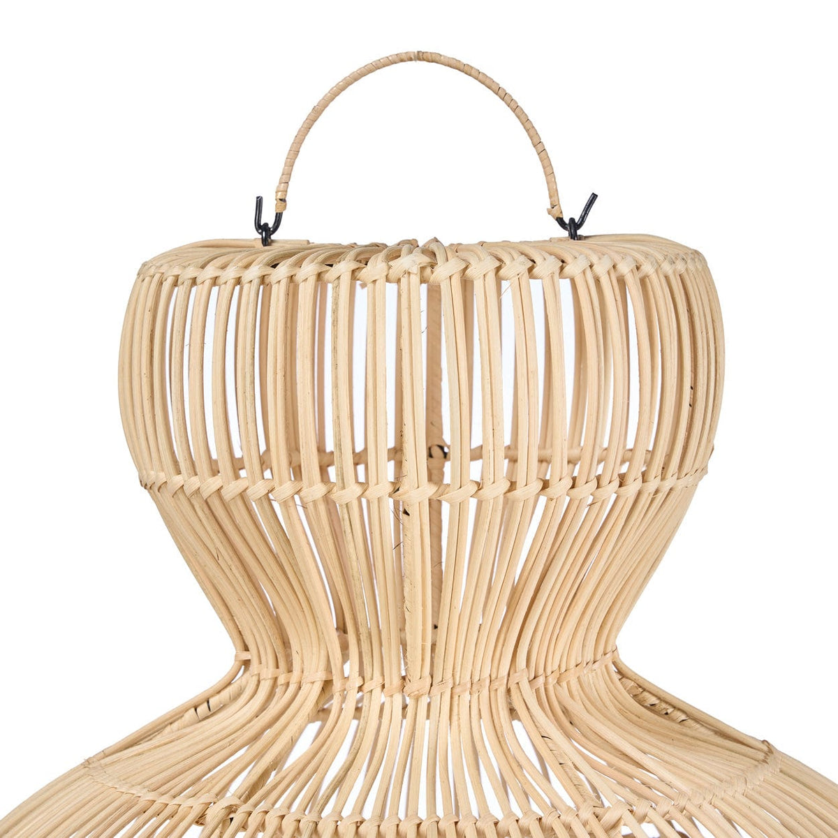 Suspension en rotin tressé naturel beige 82cm Matcha Whisk - Bazar Bizar — vue 4