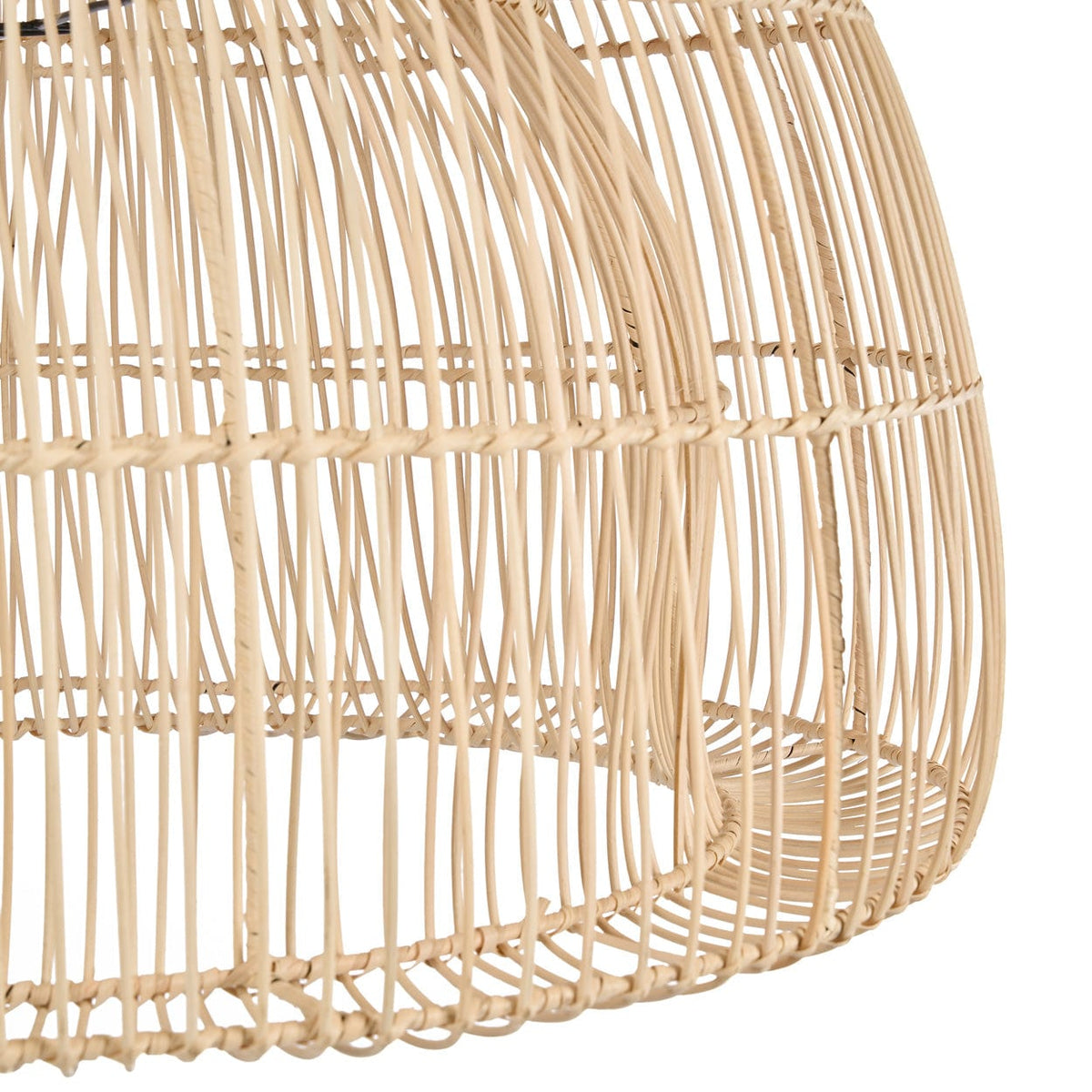 Suspension en rotin tressé naturel beige 82cm Matcha Whisk - Bazar Bizar — vue 7
