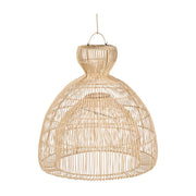 Suspension en rotin tressé naturel beige 82cm Matcha Whisk - Bazar Bizar