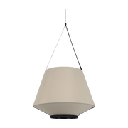 Suspension en tissu beige sable 60 cm CARRIE - Forestier - The Cool Republic