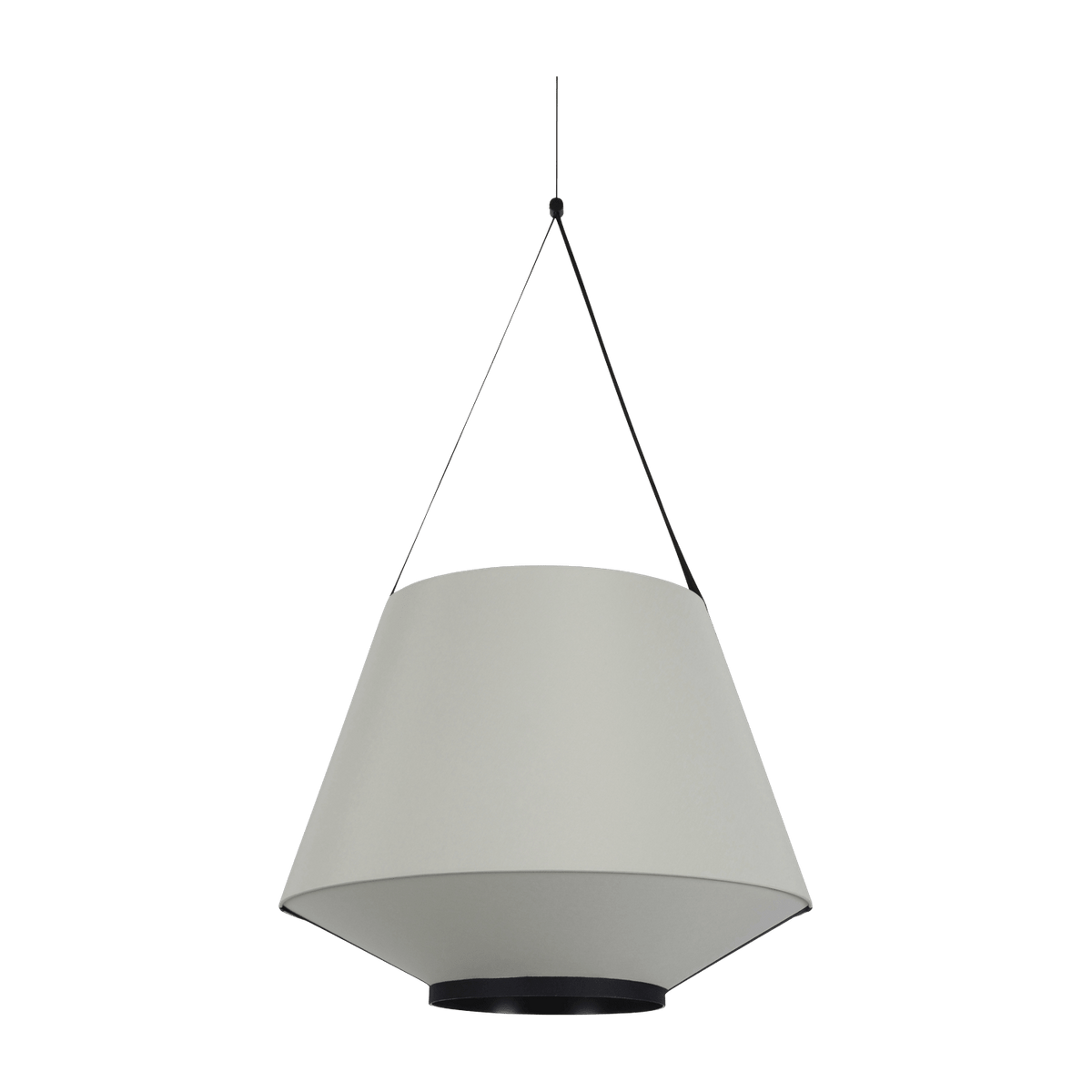 Suspension en tissu gris 60 cm CARRIE - Forestier - The Cool Republic