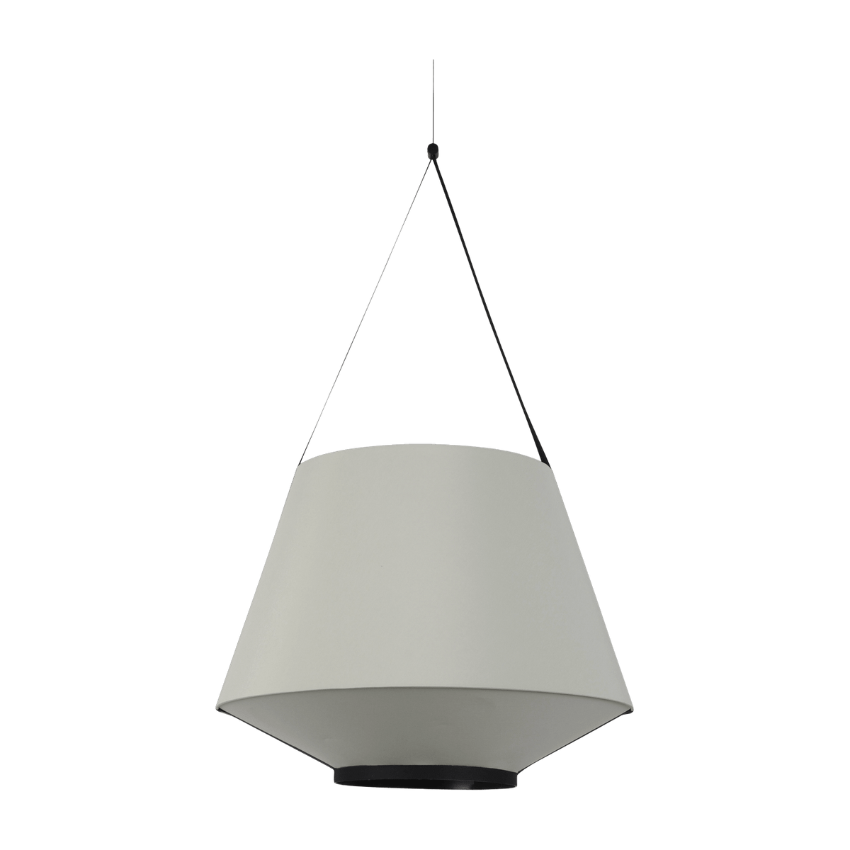 Suspension en tissu vert olive 60 cm CARRIE - Forestier - The Cool Republic