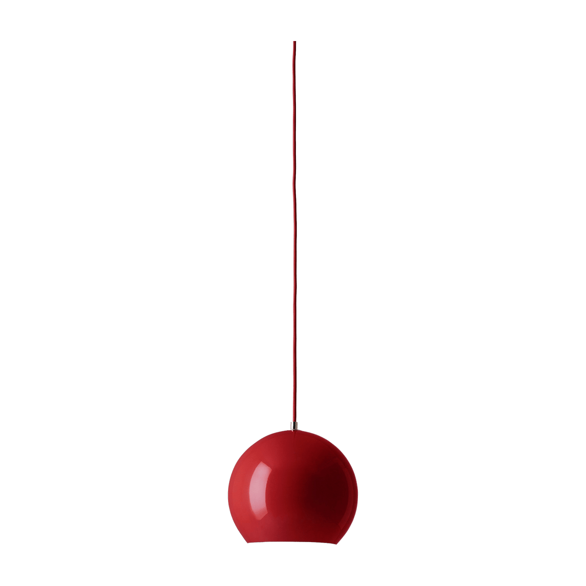 Suspension en vermilion red Topan VP6 - &tradition - The Cool Republic