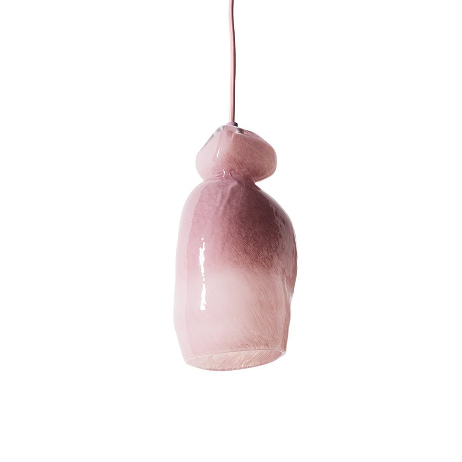 Suspension en verre améthyste rose Gemstone, amethyst - HKLIVING - The Cool Republic
