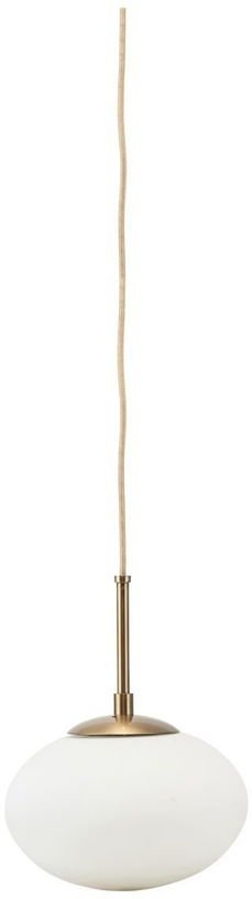 Suspension en verre blanc 17 cm Opal - House Doctor - The Cool Republic